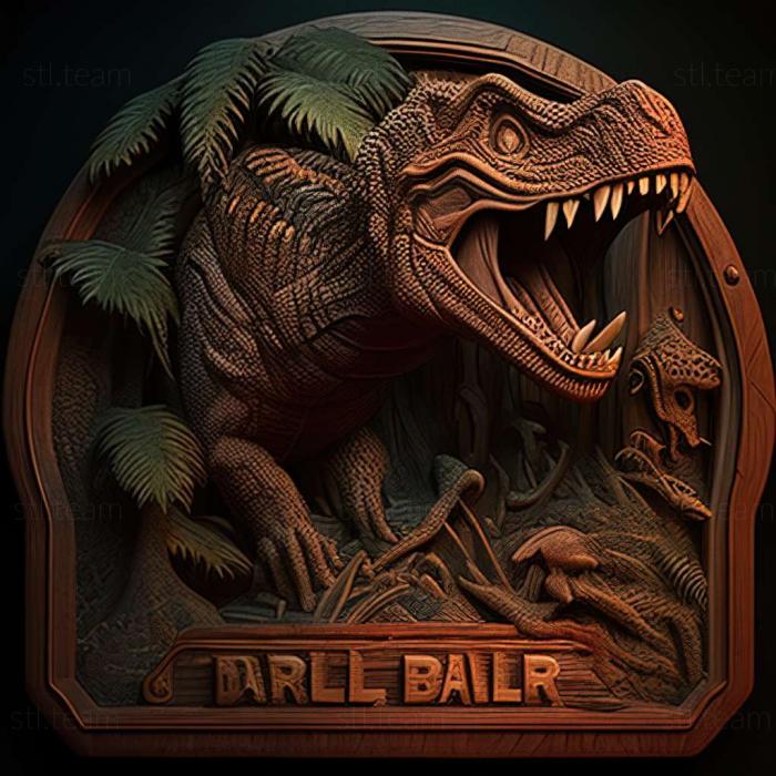 3D model Jurassic Park 3 Danger Zone game (STL)